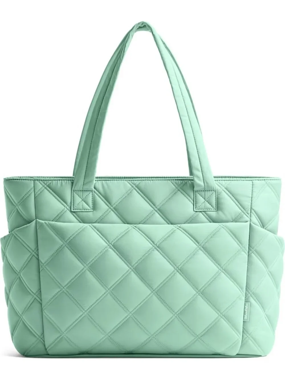 👜Women's Brook Green Puffer Tote Bags Lightweight Quilted Work For Travel